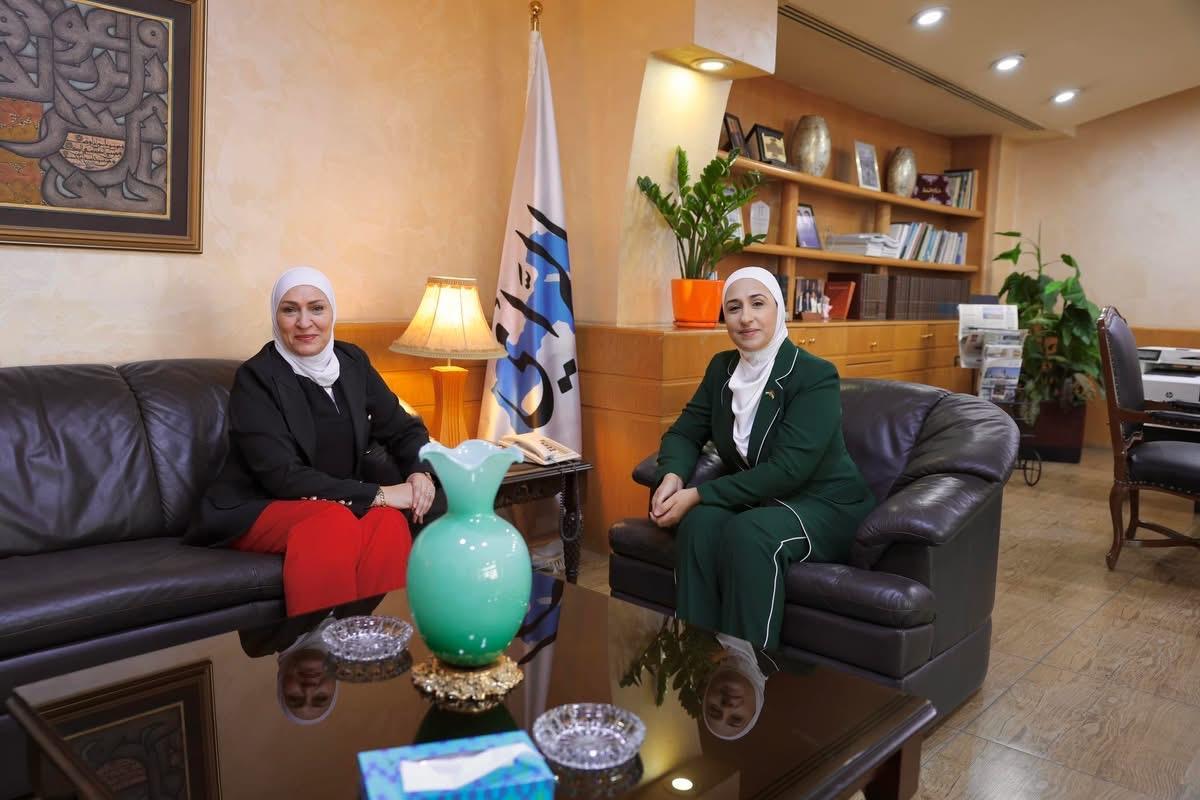 هيام الكركي تستقبل النائب هالة الجراح