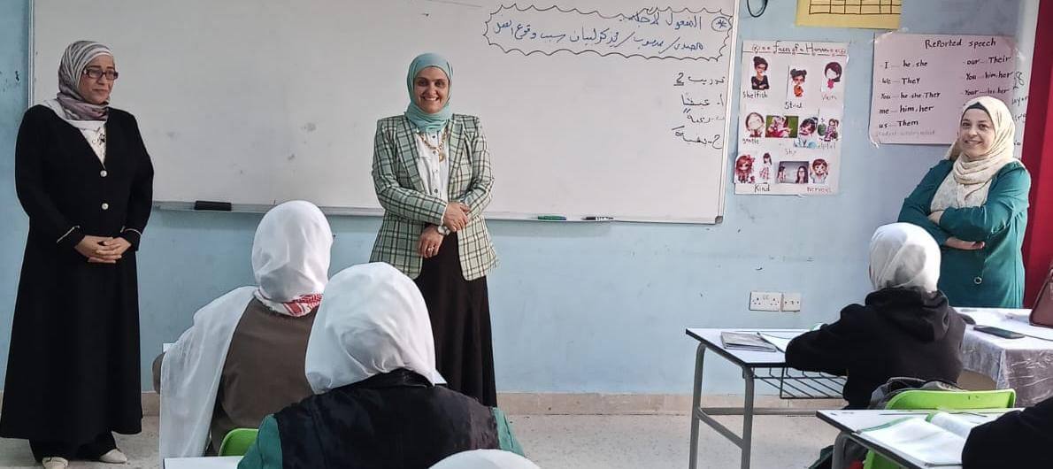 فريحات تتابع سير العملية التعليمية في مدارس منطقة الشيخ حسين