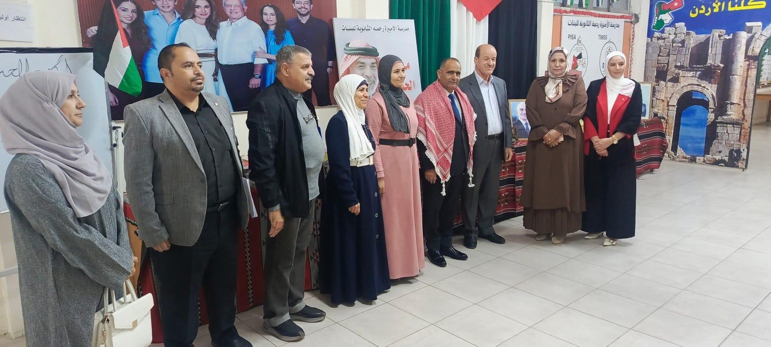 المشاقبة يتفقد مدرسة الأميرة رحمة الثانوية للبنات ويفتتح مبادرة