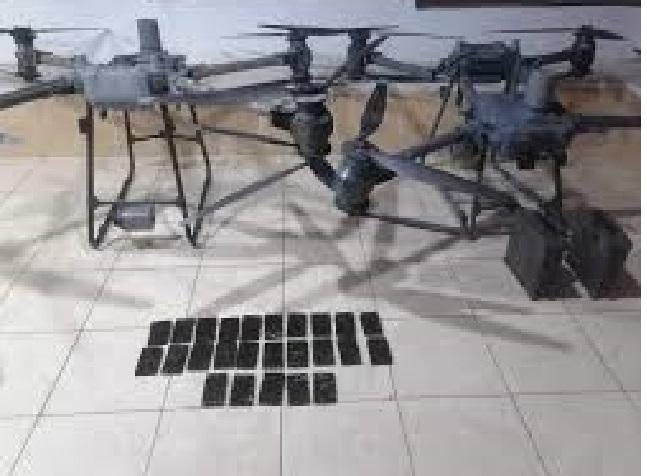 الجيش يحبط محاولة تهريب مواد مخدرة بواسطة مسيرتين