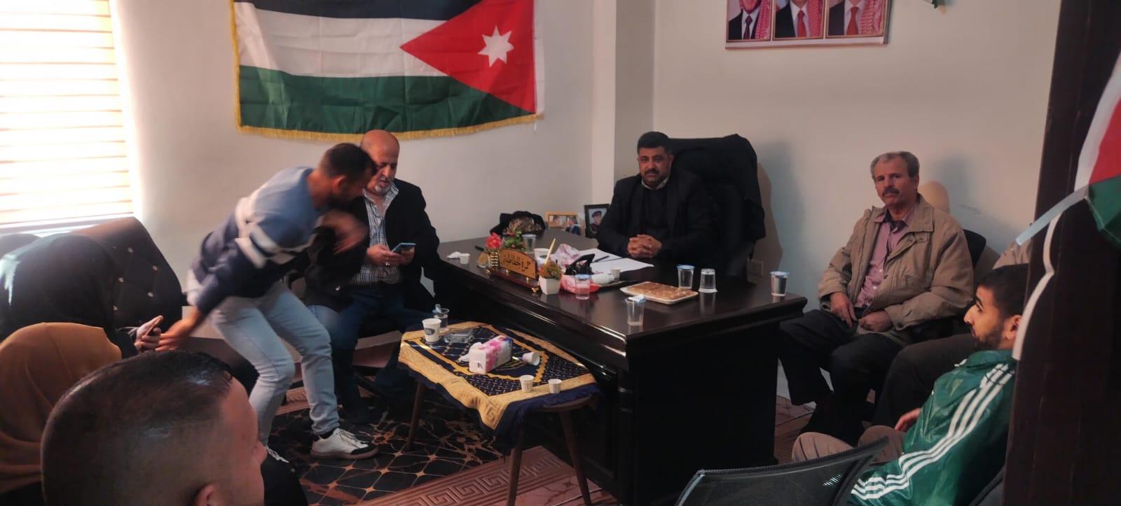 حزب البناء الوطني يستقبل جمعية الصم والبكم في عجلون