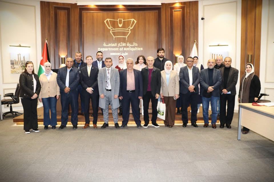 بحث تعاون مشترك لحماية التراث الاثري الأردني والسوري