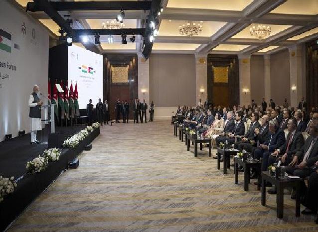 الأردن والهند يصدران بيانا مشتركا يضم 23 بندا