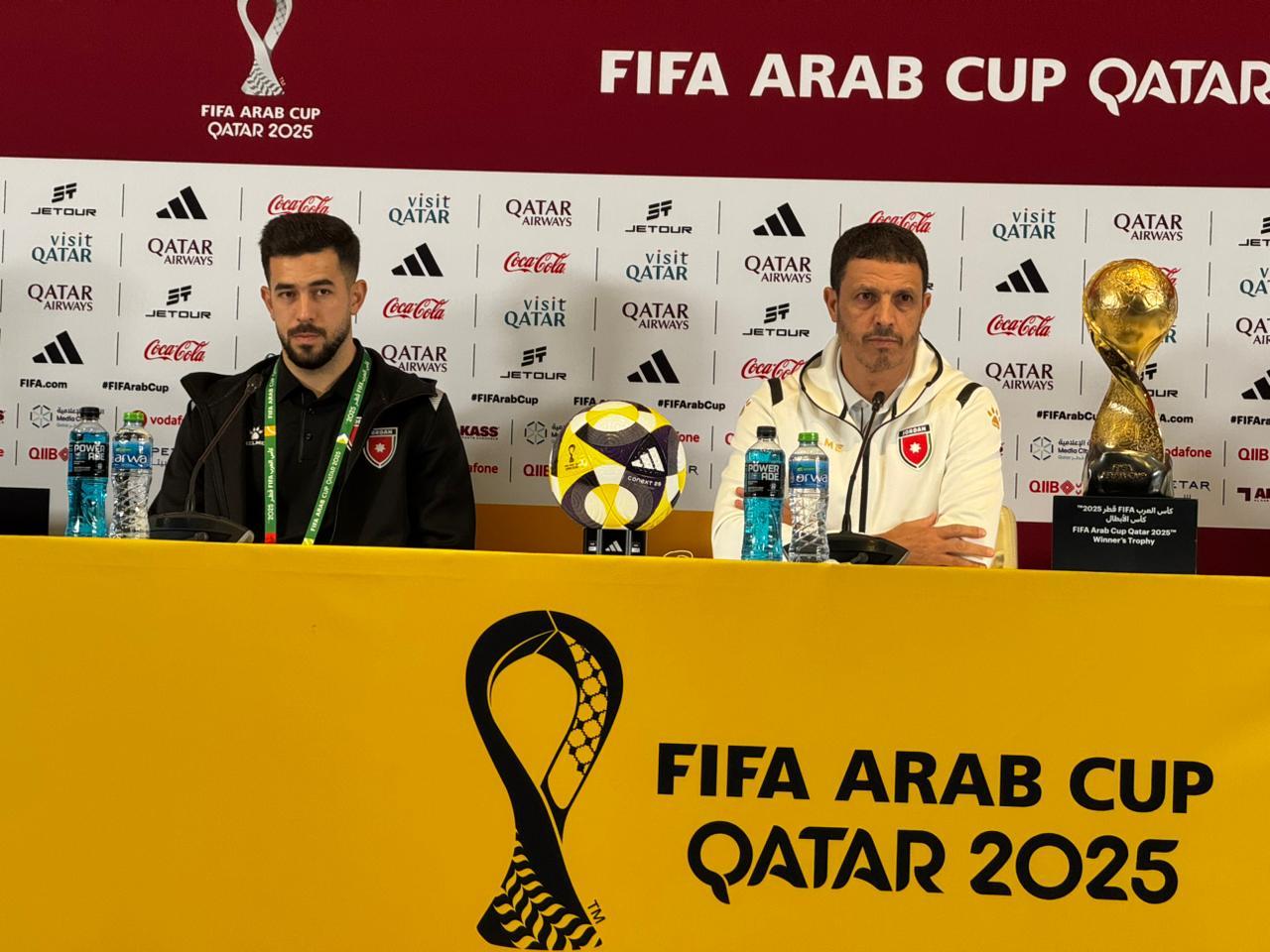 سلامي يؤكد جاهزية النشامى لمواجهة المغرب في نهائي كأس العرب 2025