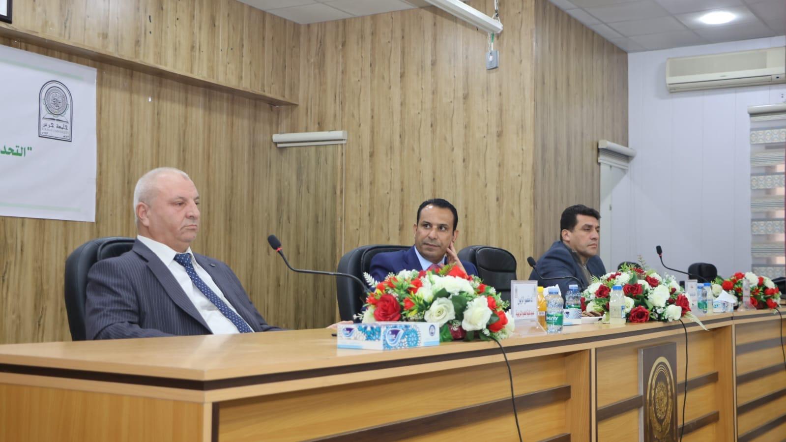 العجارمة يحاضر في جامعة جرش حول التحديات التي تواجه التربية والتعليم في الأردن…صور