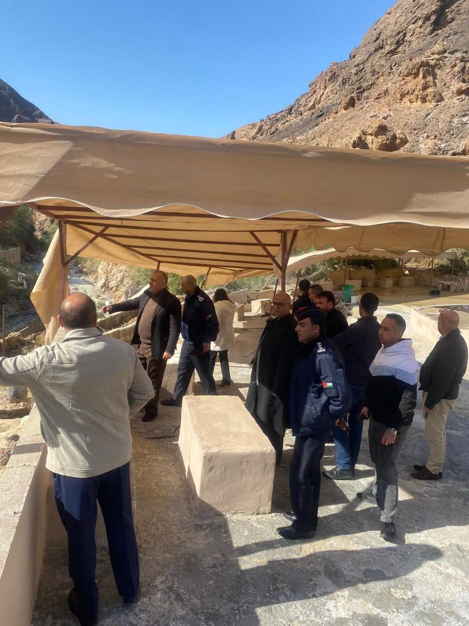 الجبور:استمرار إغلاق الشلال الرئيسي في منتجع حمامات ماعين