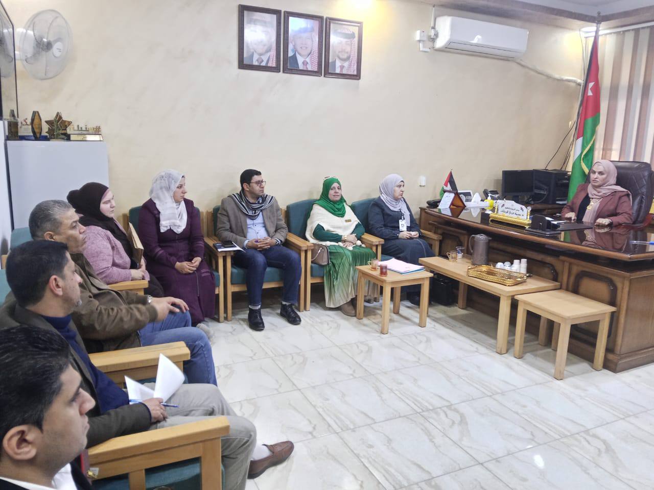 فريحات تترأس اجتماع لجنة تطوير التعليم المهني التقني (BTEC) في الأغوار الشمالية