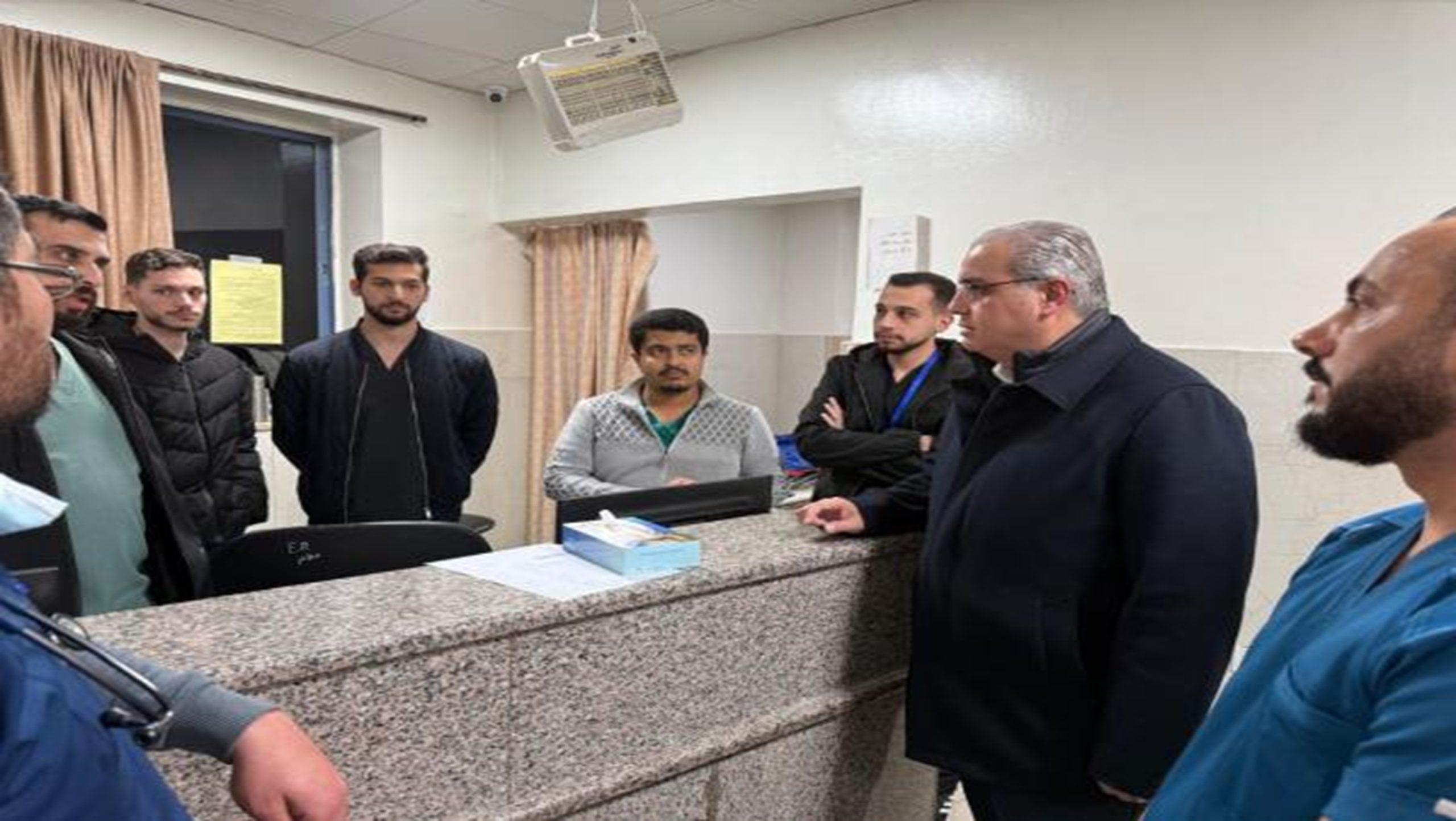 البدور بزيارة ليلية لمستشفى حمزة : توسعة الطوارئ والاستفادة من الميداني