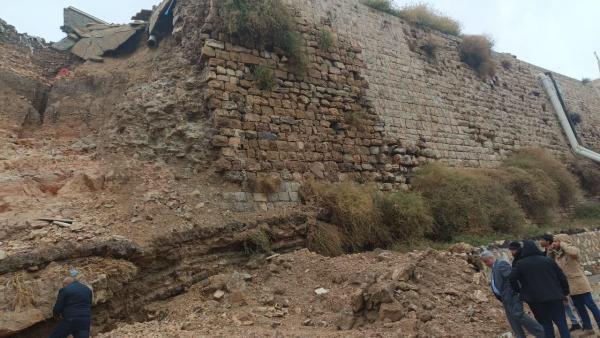 تقرير فني يكشف سبب انهيار سور قلعة الكرك: نظام التصريف المستحدث