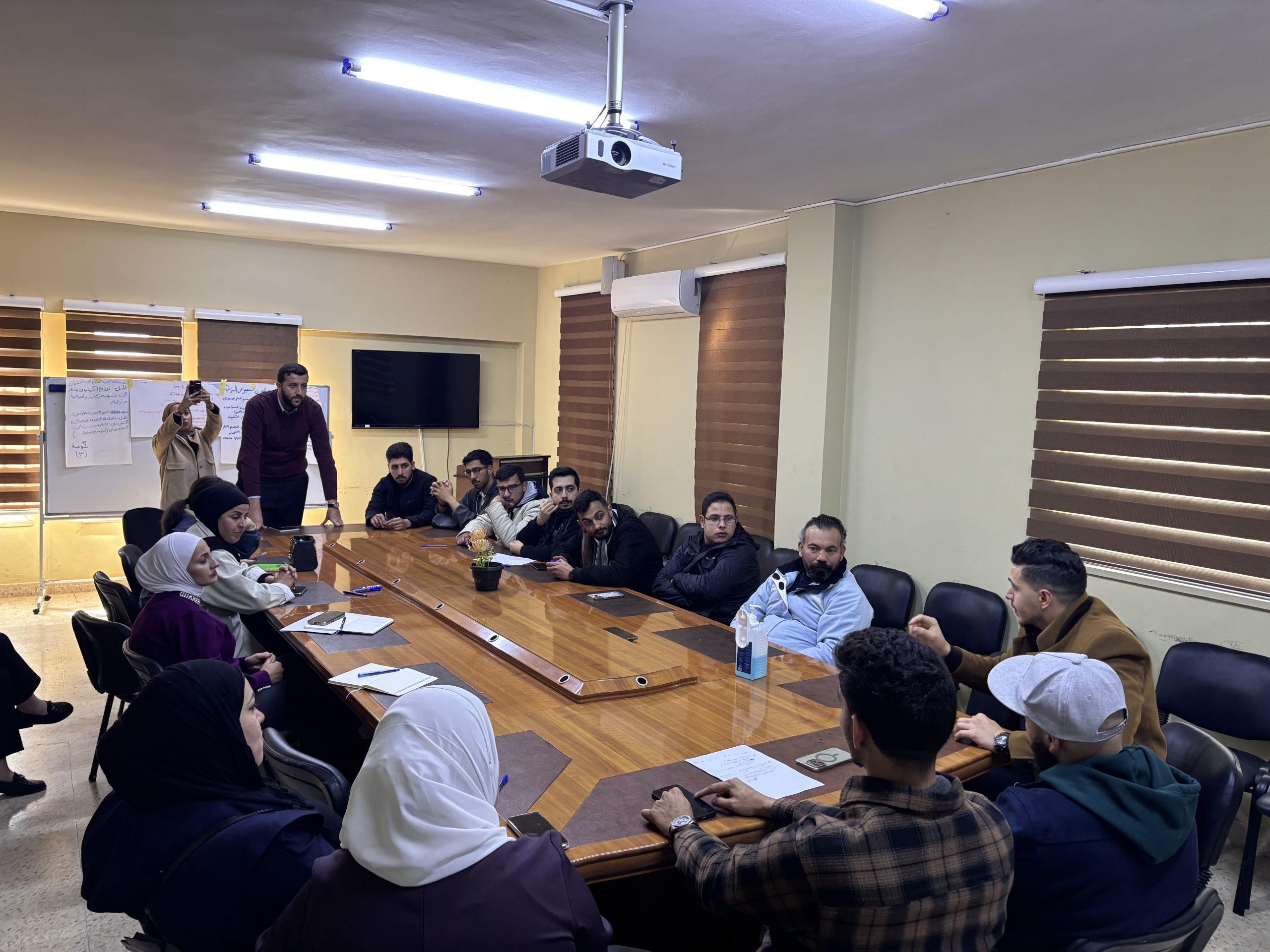 مجلس شباب عجلون يعقد لقاءه التفاعلي الثاني مع شباب المجتمع المحلي