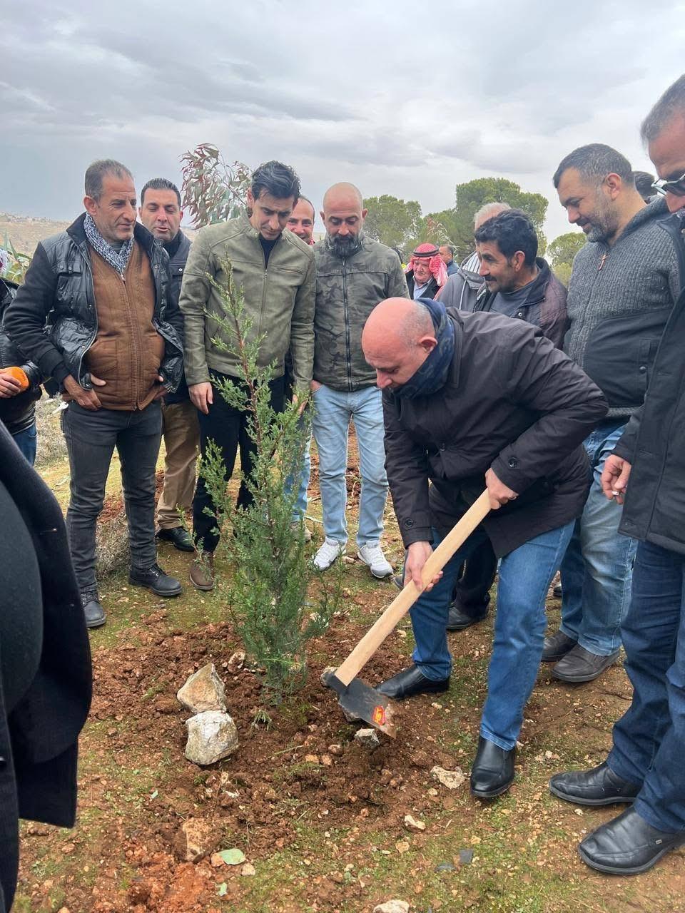 جرش :مبادرة وطنية لزراعة 1300 شجرة في جبا