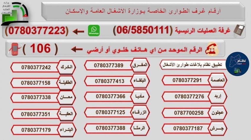 الأشغال: 15 غرفة عمليات و110 فرق ميدانية جاهزة للمنخفض