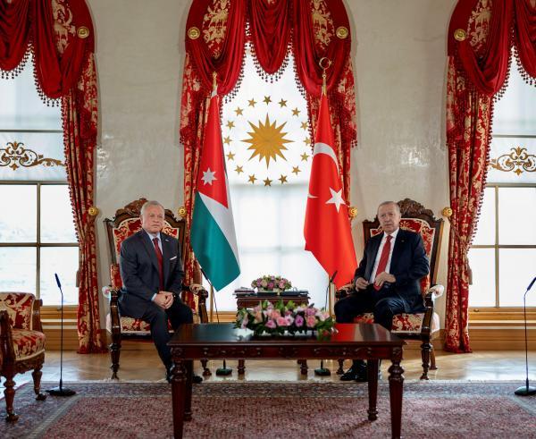 الأردن وتركيا يصدران بيانا مشتركا في ختام مباحثات الملك وأردوغان