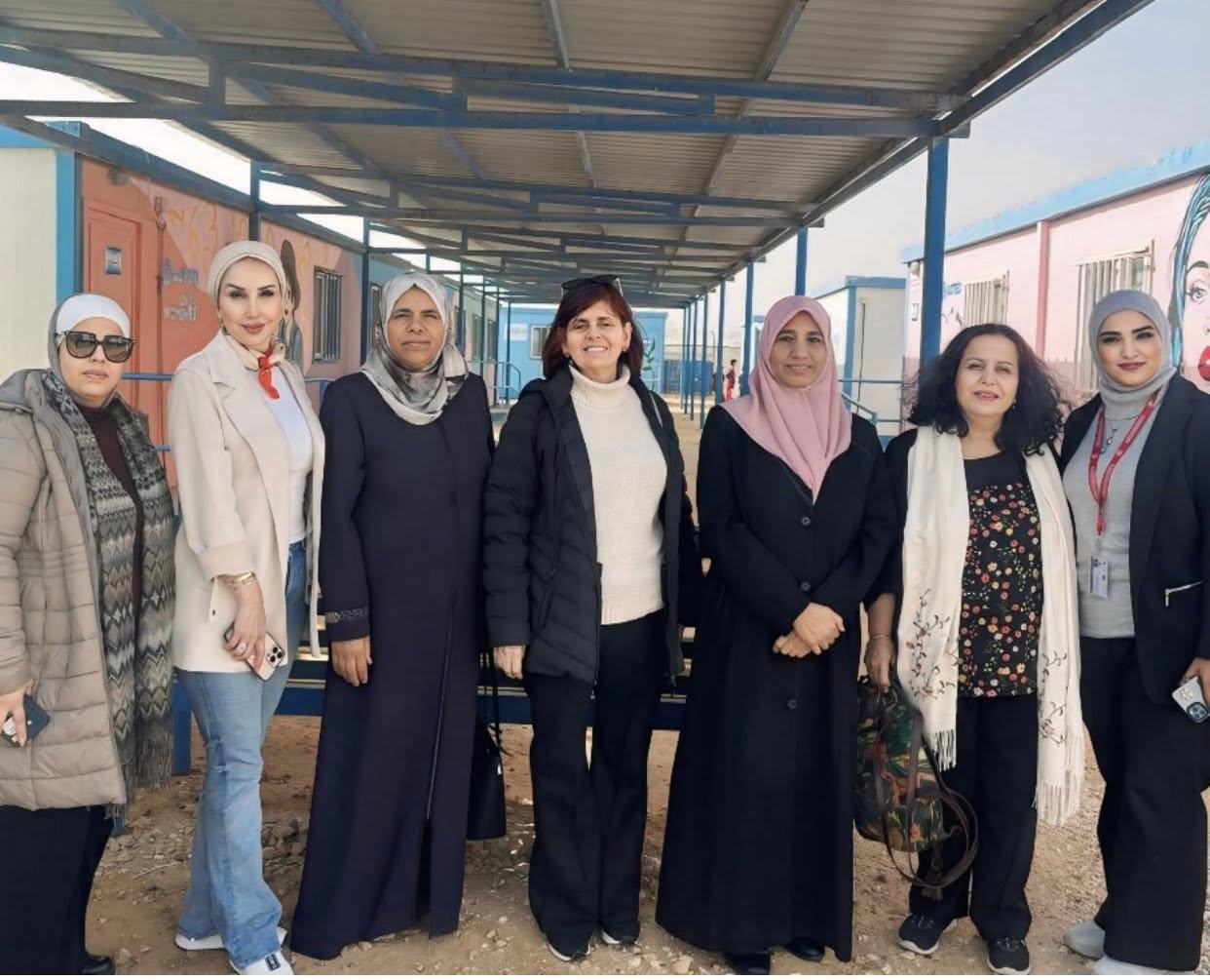 جمعية معهد تضامن النساء الأردني في زيارة ميدانية إلى مخيمَي الأزرق والزعتري لتعزز حضورها في مخيمات اللاجئين