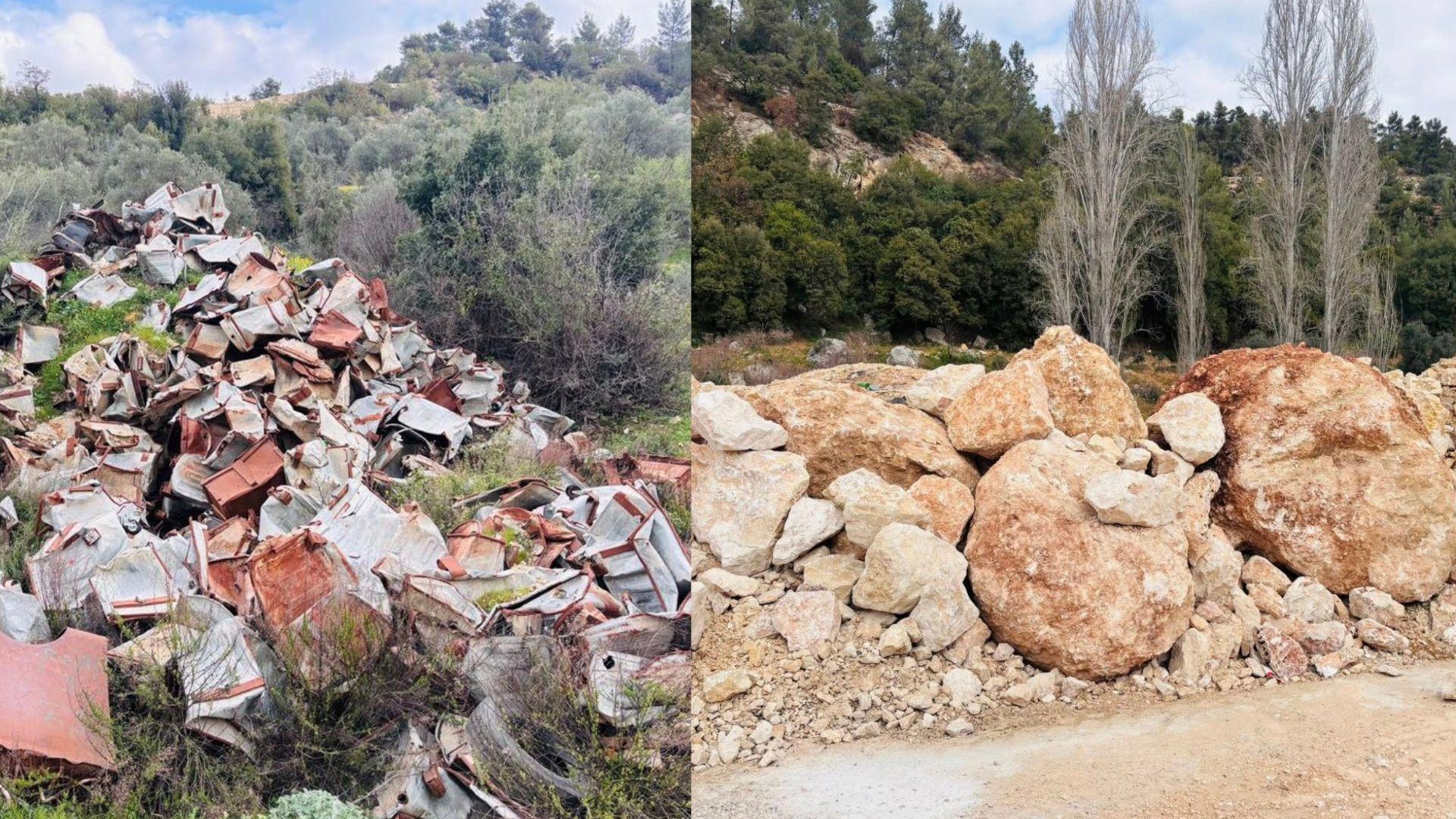 عجلون: مخلفات الأبنية والأنقاض تشوه المظهر الحضاري