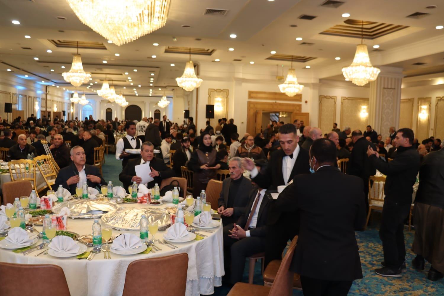 مجلس قلقيلية يقيم مأدبة إفطار رمضانية لأبناء المدينة في عمان