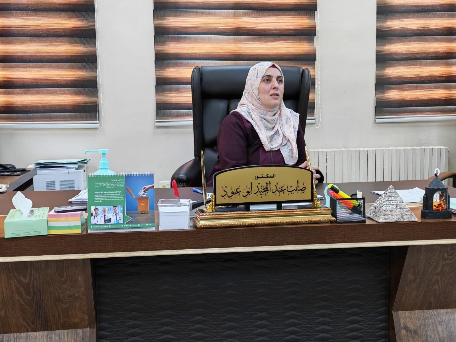 الزميلة صفاء الصيفي مديراً لمديرية صحة جرش في يوم المرأة العالمي