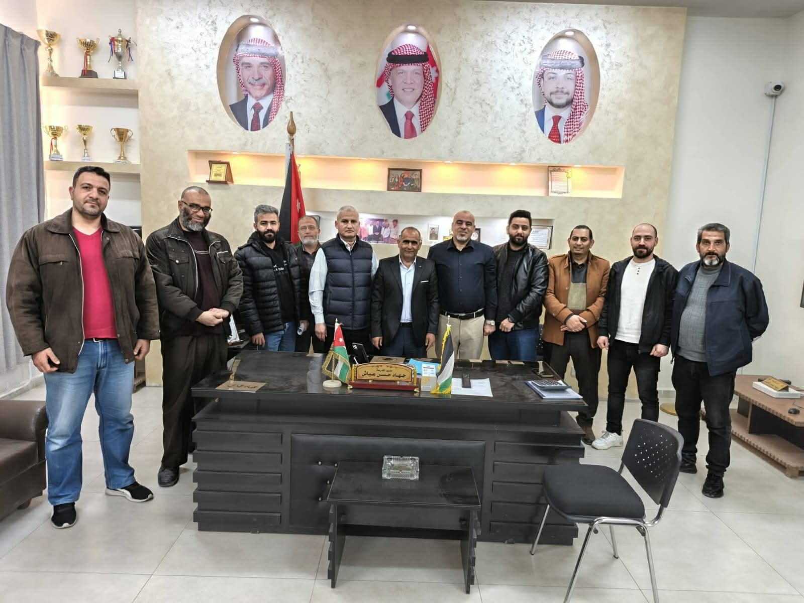 المشاقبة يتابع التدريب الميداني لطلبة BTEC