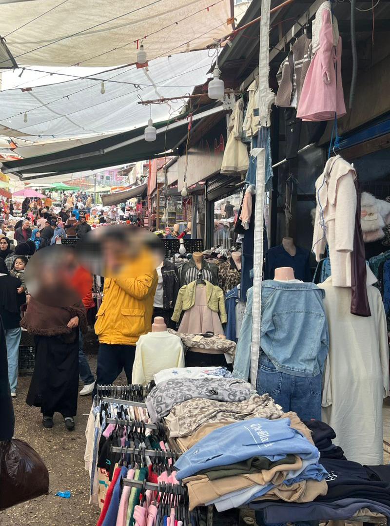 انتعاش الحركة التجارية في أسواق عجلون قبيل عيد الفطر