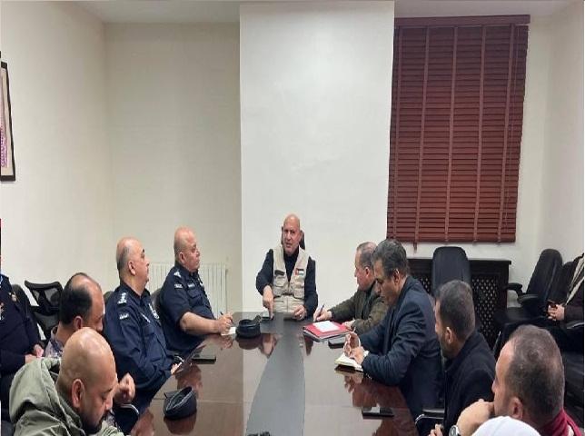 محافظ جرش يؤكد اهمية تعزيز الخدمات خلال عطلة عيد الفطر.