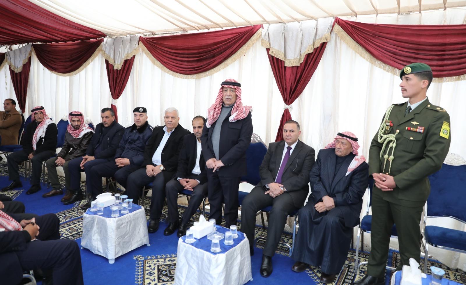 مندوبا عن الملك وولي العهد...العيسوي يعزي عشيرتي الغويري والشحاحدة