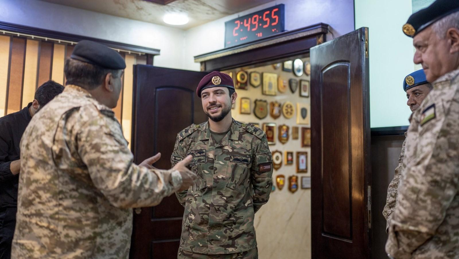 ولي العهد يزور مديرية سلاح الهندسة الملكي