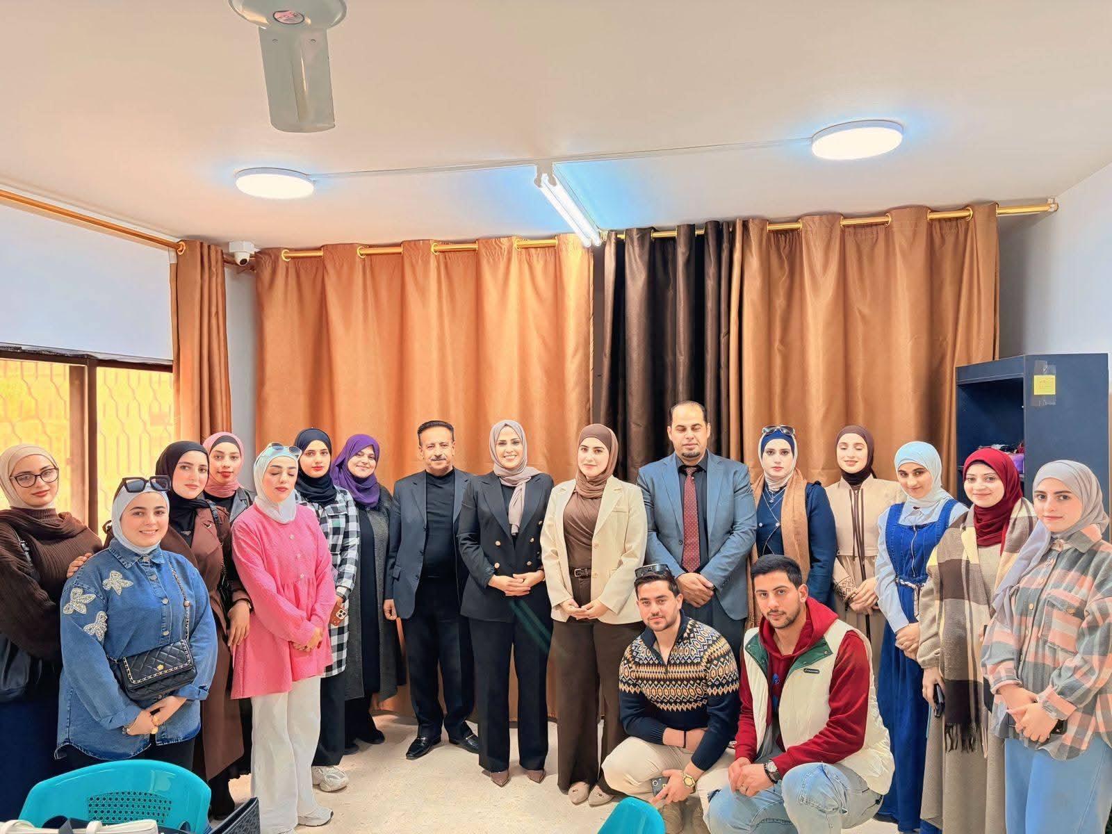 زيارة ميدانية لطلبة الإرشاد النفسي إلى جمعية اتحاد المرأة لتعزيز الخبرة التطبيقية