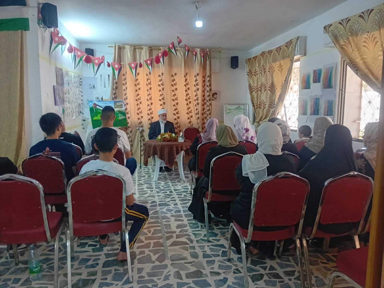 محاضرة دينية حول الهجرة النبوية،في مركز شباب وشابات صخرة