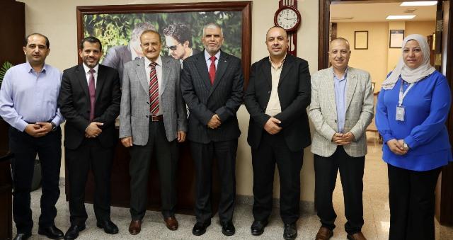 مدير عام الهيئة الهاشمية للمصابين العسكريين يزور مدير عام مؤسسة التدريب المهني