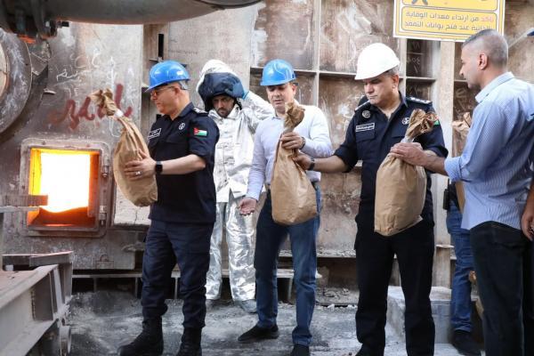 الأمن يتلف 16 مليون حبة كبتاجون و1480 كغم مواد مخدرة